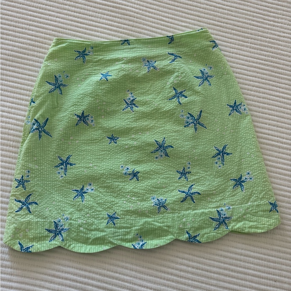 Vintage, Lilly Pulitzer, seersucker skirt in size 4